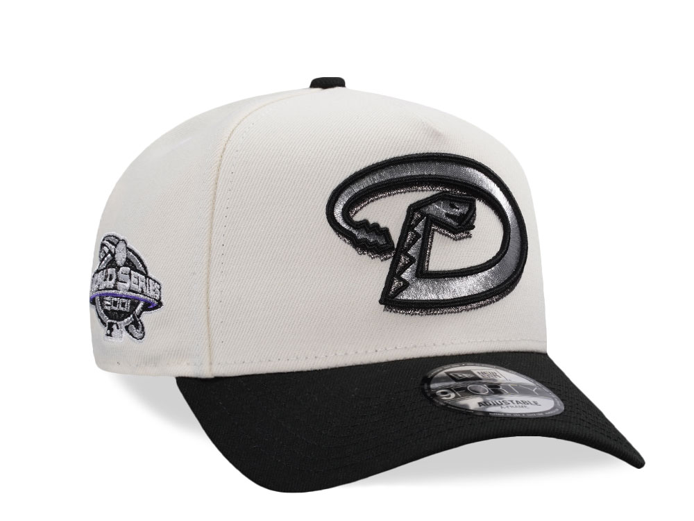 New Era Arizona Diamondbacks World Series 2001 Chrome Two Tone Edition 9Forty A Frame Snapback Cap