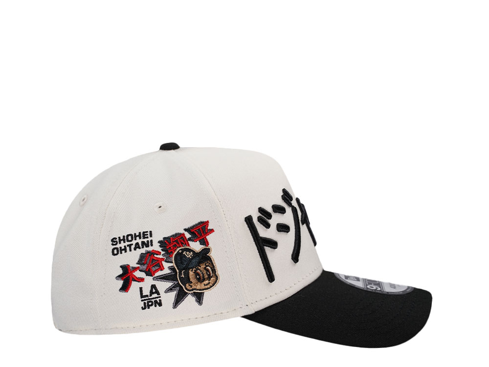 New Era Los Angeles Dodgers Shohei Ohtani Chrome Black Two Tone Edition 9Forty A Frame Snapback Hat