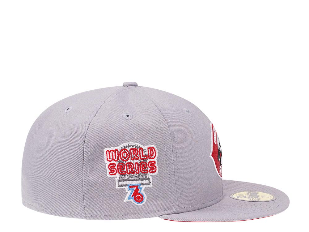 New Era Cincinnati Reds World Series 1976 Fresh Grey Edition 59Fifty Fitted Hat