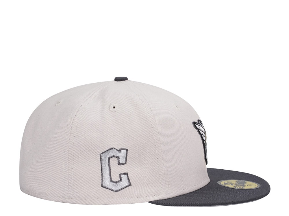 New Era Cleveland Guardians Graphite Shine Prime Edition 59Fifty Fitted Hat