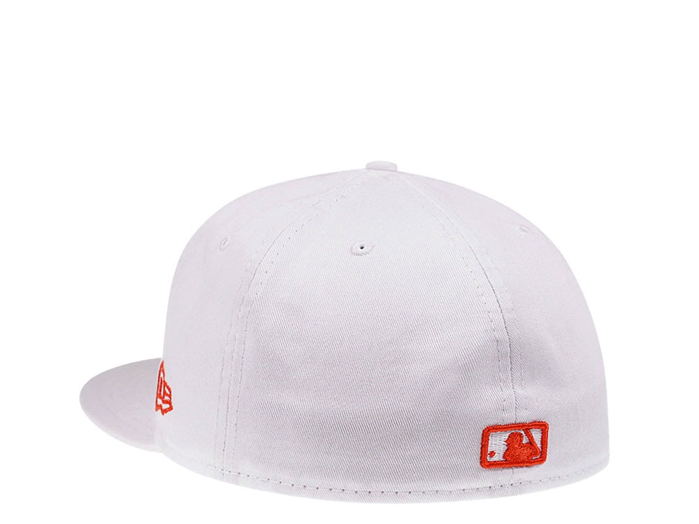 New Era Miami Marlins White Orange Pop Edition 59Fifty Fitted Hat