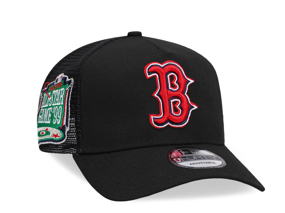 New Era Boston Red Sox All Star Game 1999 Black Edition 9Forty A Frame Trucker Snapback Hat