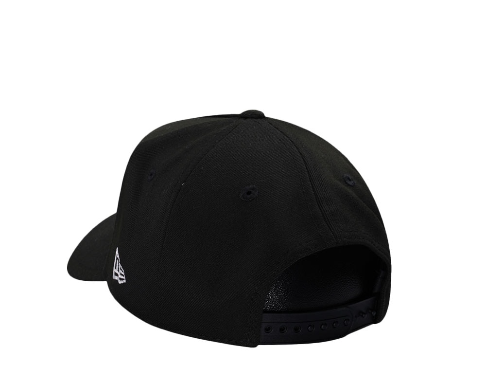 New Era New York Mets Skull Black Classic Edition 9Forty A Frame Snapback Hat