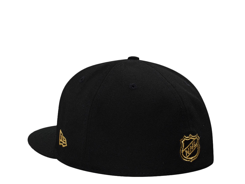 New Era Pittsburgh Penguins 50 Years Black Gold Edition 59Fifty Fitted Hat