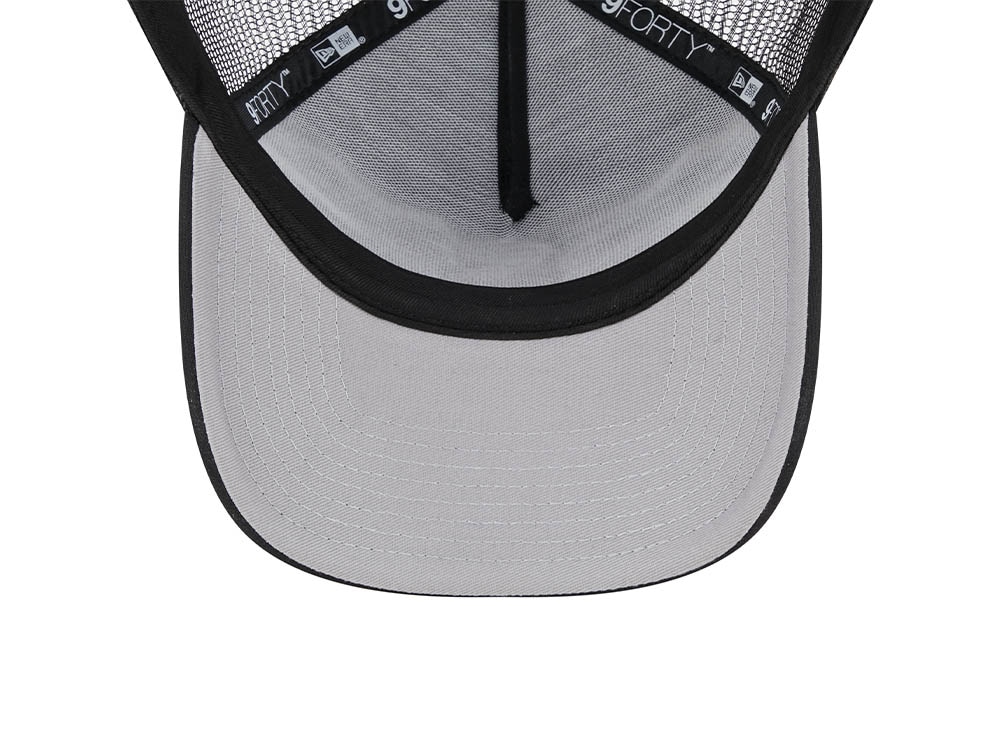 New Era Seattle Mariners Black All Day 9Forty A Frame Trucker Snapback Hat