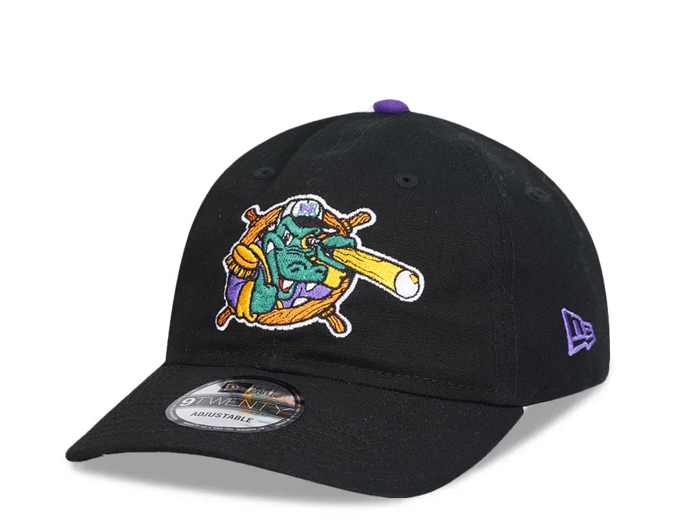 New Era Norwich Navigators Black 9Twenty Strapback Hat