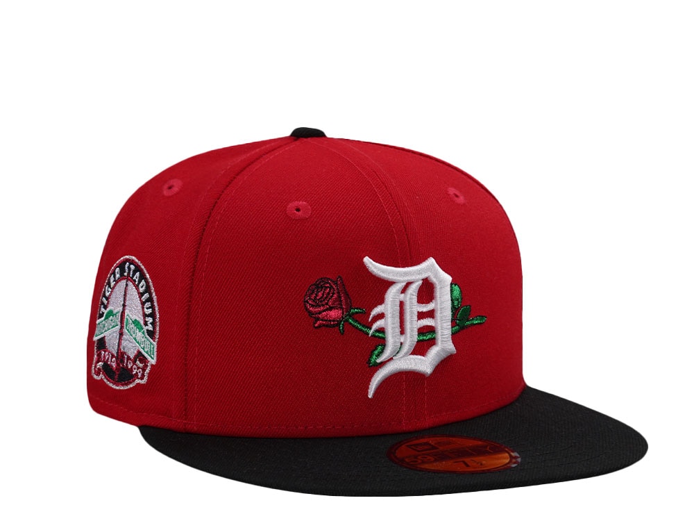 New Era Detroit Tigers StadiumScarlet Rose Two Tone Edition 59Fifty Fitted Cap