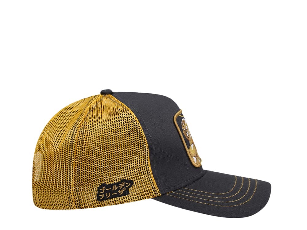 Capslab Dragon Ball Super Golden Frieza Grey/Yellow Trucker Snapback Hat