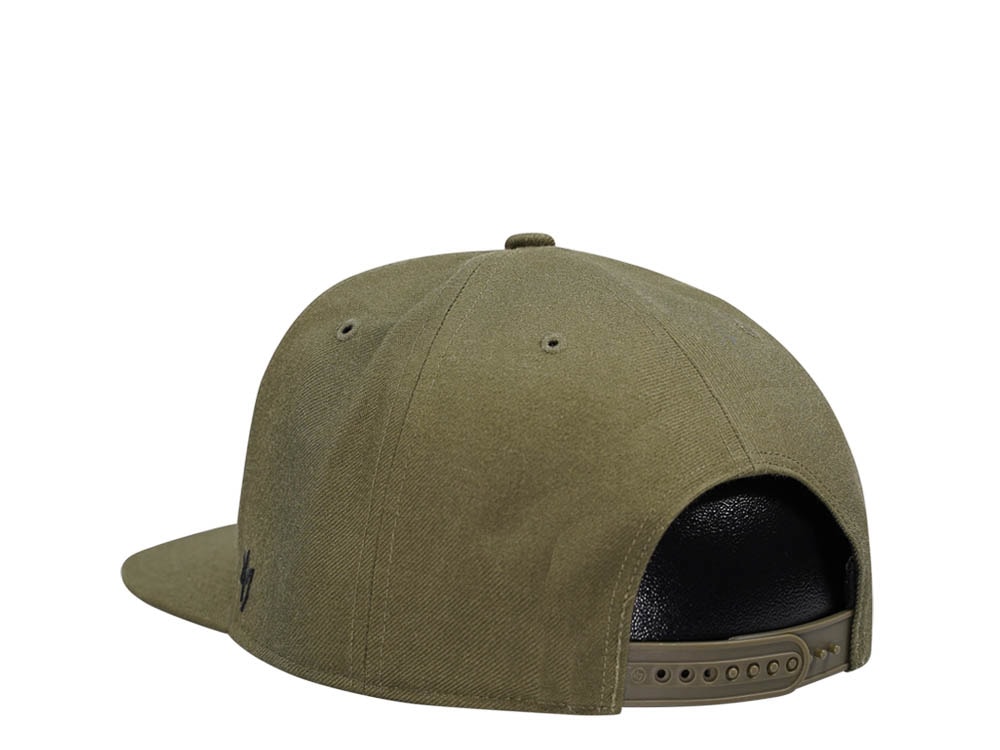 47Brand Los Angeles Dodgers Sandalwood Ballpark Camo Captain MVP Snapback Hat