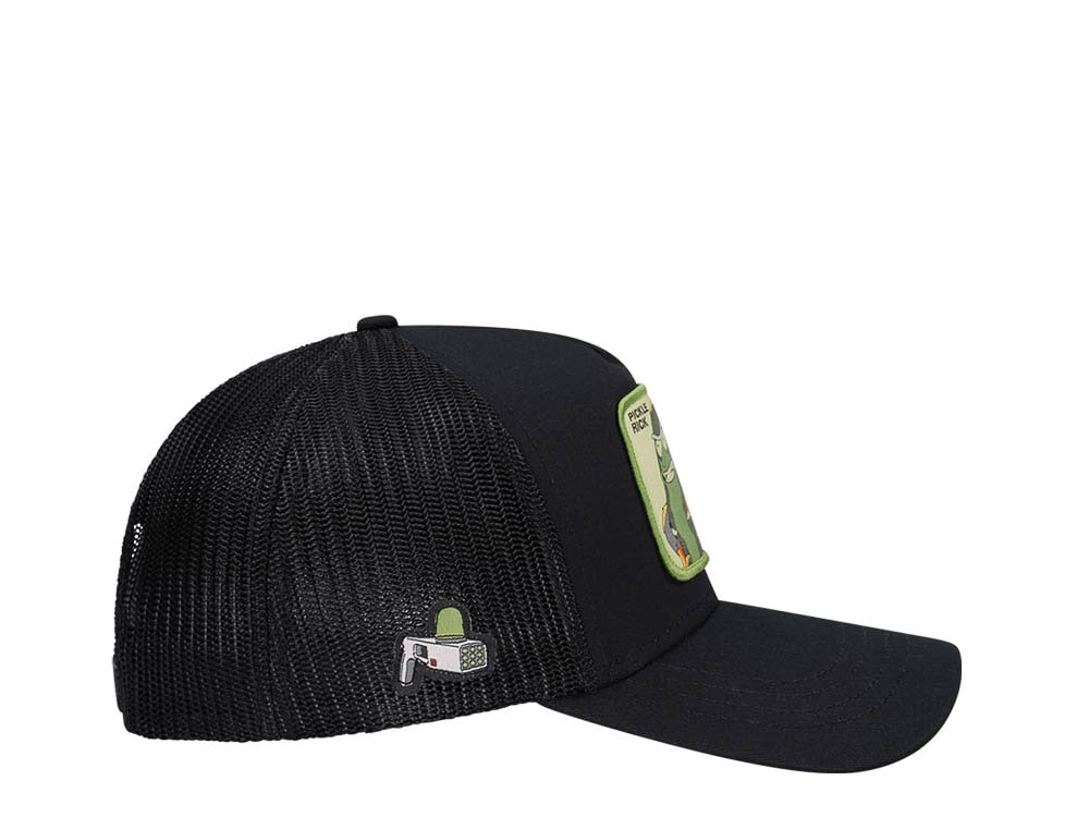 Capslab Rick and Morty Pickle Rick Trucker Snapback Hat