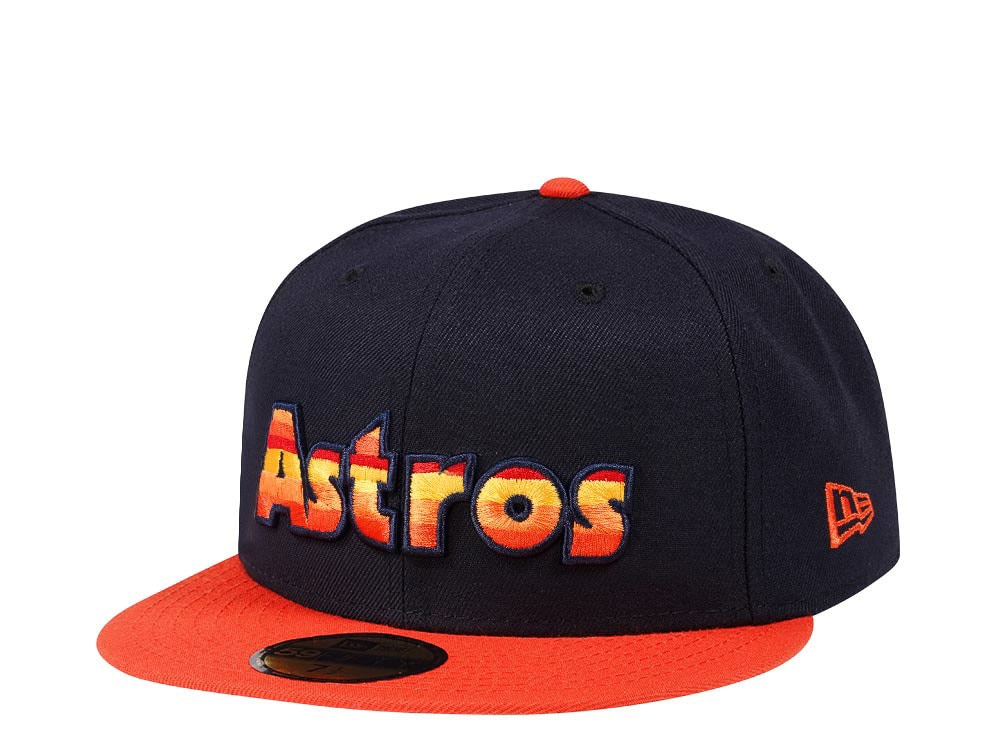 New Era Houston Astros Jersey Fit Throwback Edition 59Fifty Fitted Hat