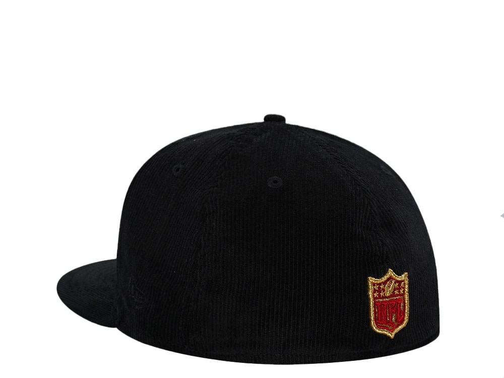 New Era San Francisco 49ers Black Cord Throwback Edition 59Fifty Fitted Hat