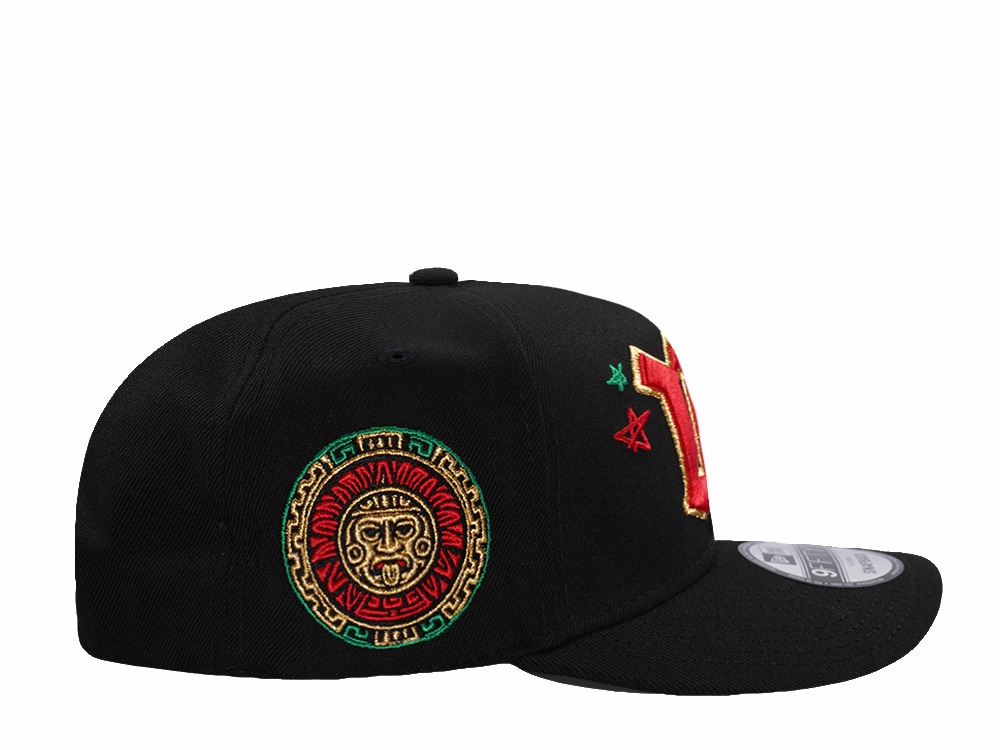 New Era Mexico Black Prime Edition 9Fifty A Frame Snapback Cap