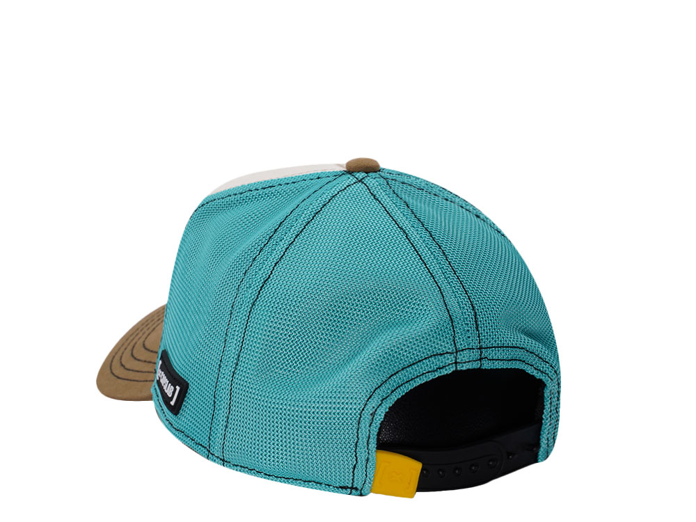 Capslab Woody Woodpecker Beige Trucker Snapback Cap