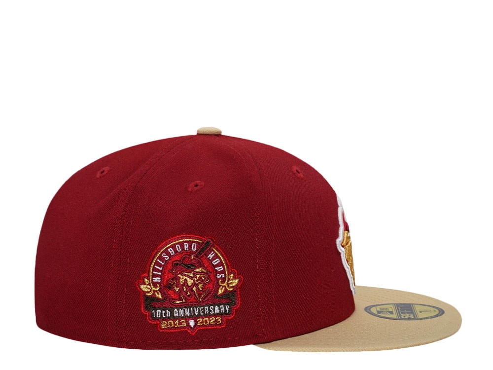 New Era Hillsboro Hops 10th Anniversary Two Tone Edition 59Fifty Fitted Hat