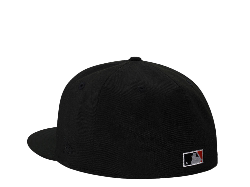 New Era New York Giants Plain Black Prime Edition 59Fifty Fitted Cap