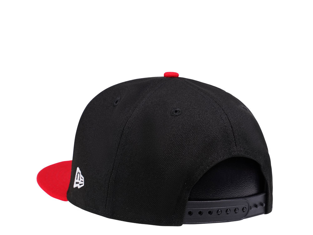New Era New England Patriots Black and Red Edition 9Fifty Snapback Hat