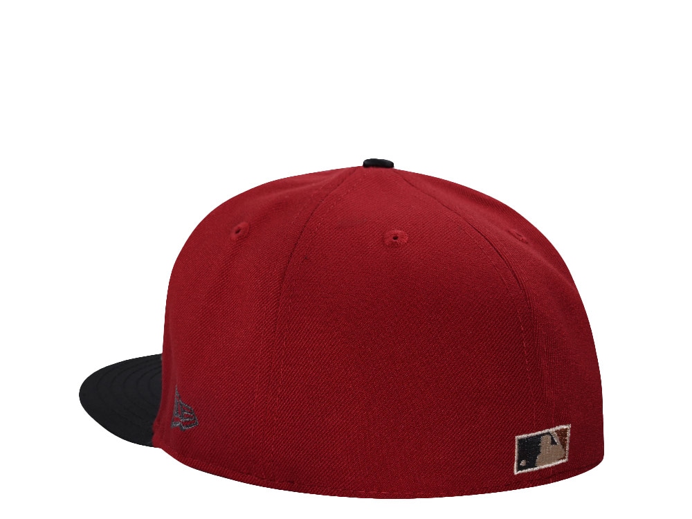 New Era Houston Astros 35 Years Brick Satin Brim Two Tone Edition 59Fifty Fitted Hat