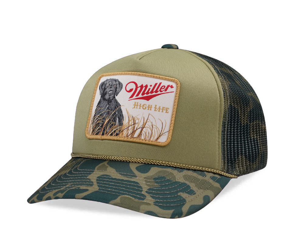 American Needle Miller Mallard Foamy Camouflage Trucker Snapback Cap