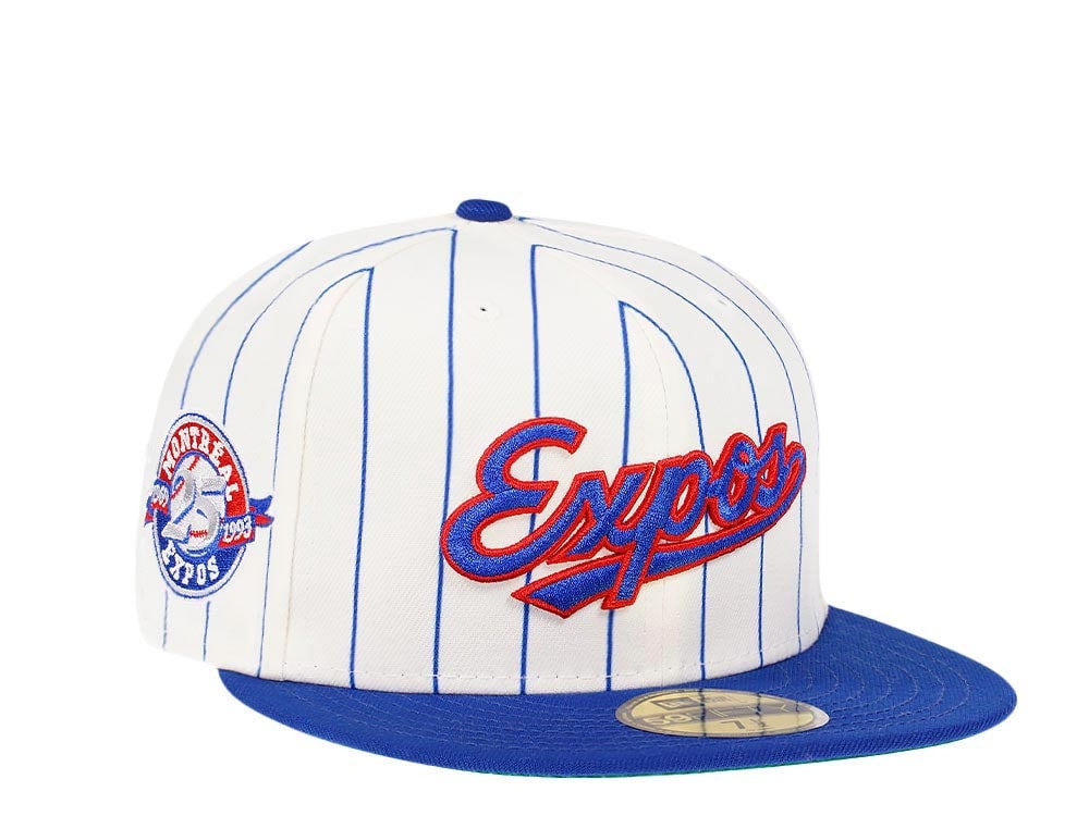 New Era Montreal Expos 25th Anniversary Pinstripe Heroes Elite Edition 59Fifty Fitted Hat