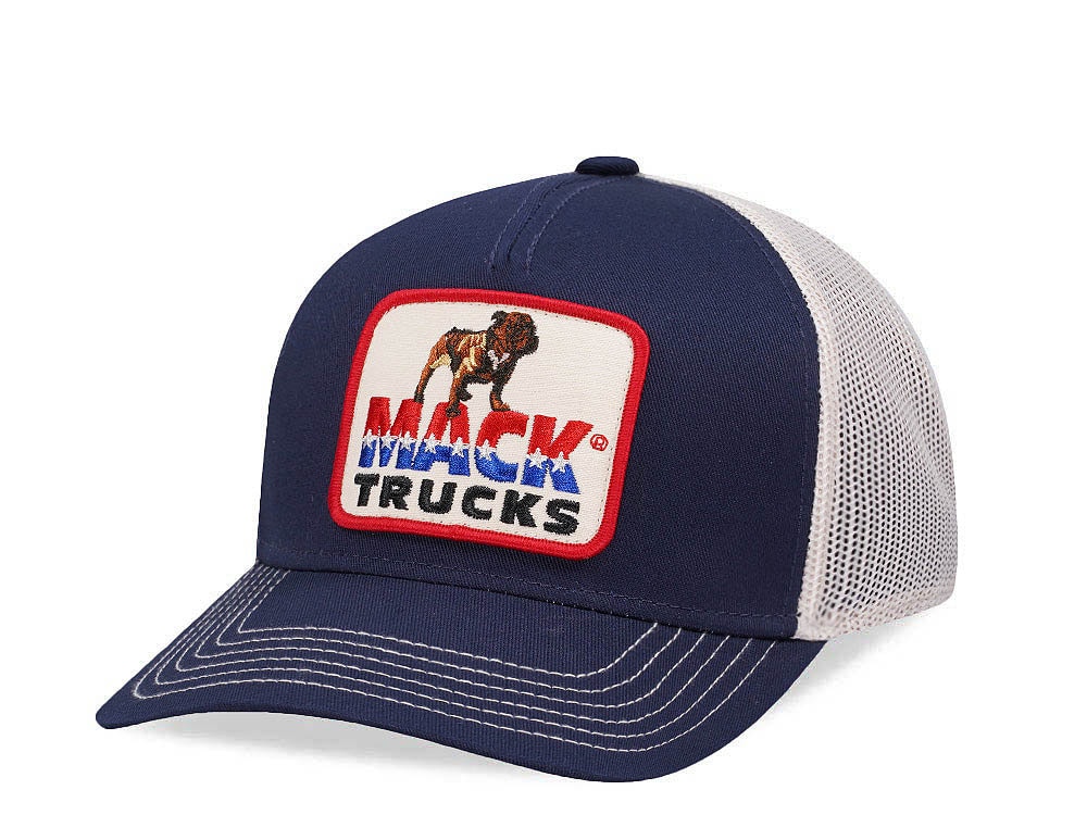 American Needle Mack Truck Twill Valin Patch Trucker Snapback Hat
