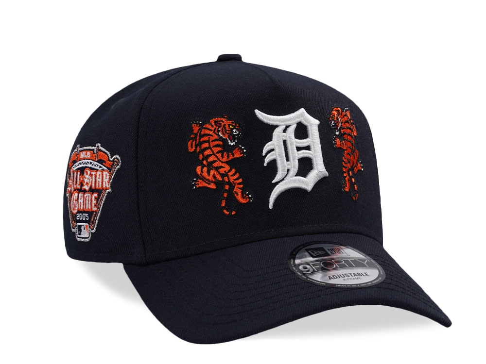 New Era Detroit Tigers All Star Game 2005 Navy Prime Edition 9Forty A Frame Snapback Cap