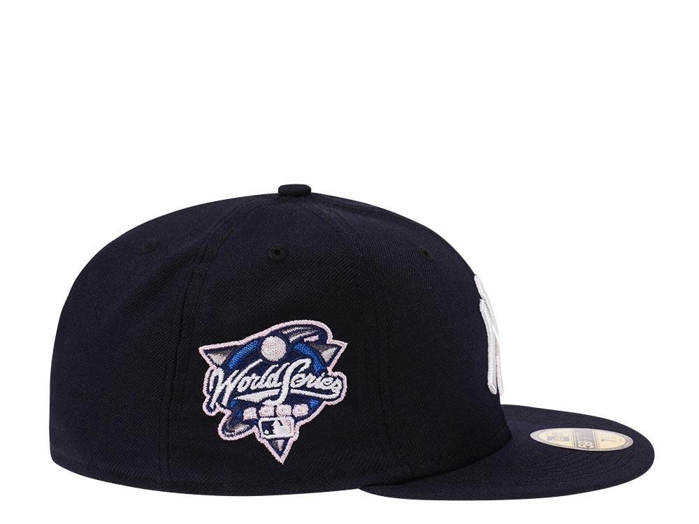 New Era New York Yankees World Series 2000 Navy Pink Edition 59Fifty Fitted Hat