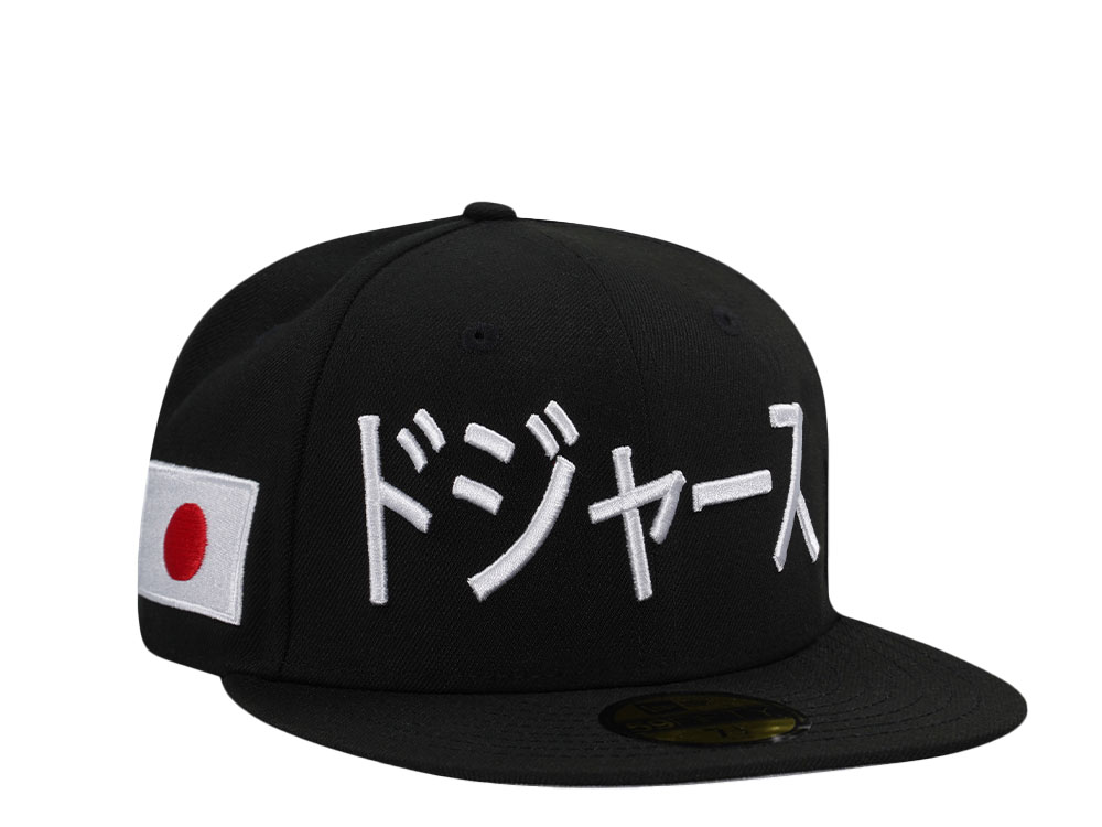 New Era Los Angeles Dodgers Japan Black White Edition 59Fifty Fitted Hat