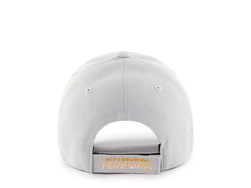 47Brand Pittsburgh Penguins Gray Classic Strapback Hat