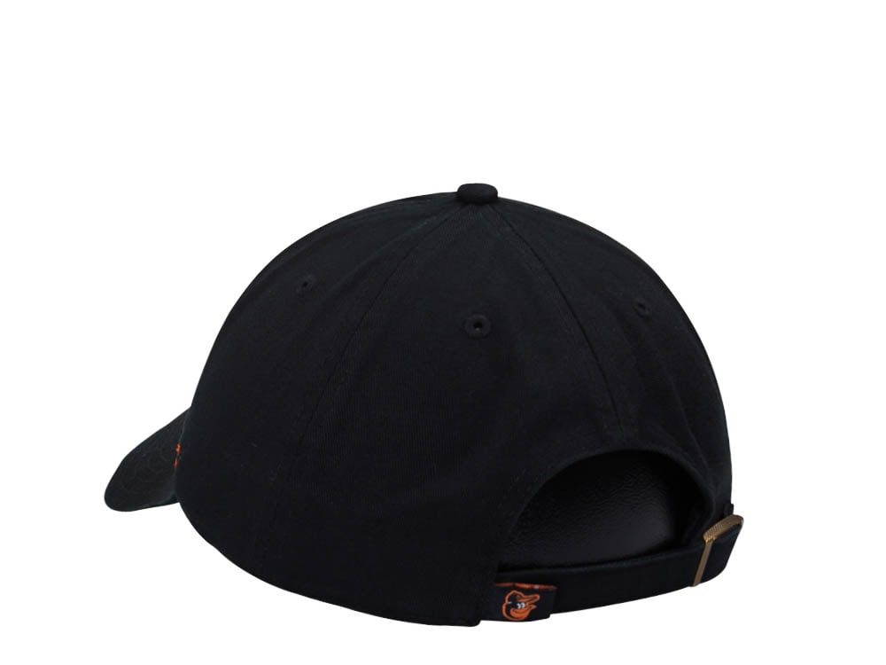 47Brand Baltimore Orioles Black Clean up Strapback Hat