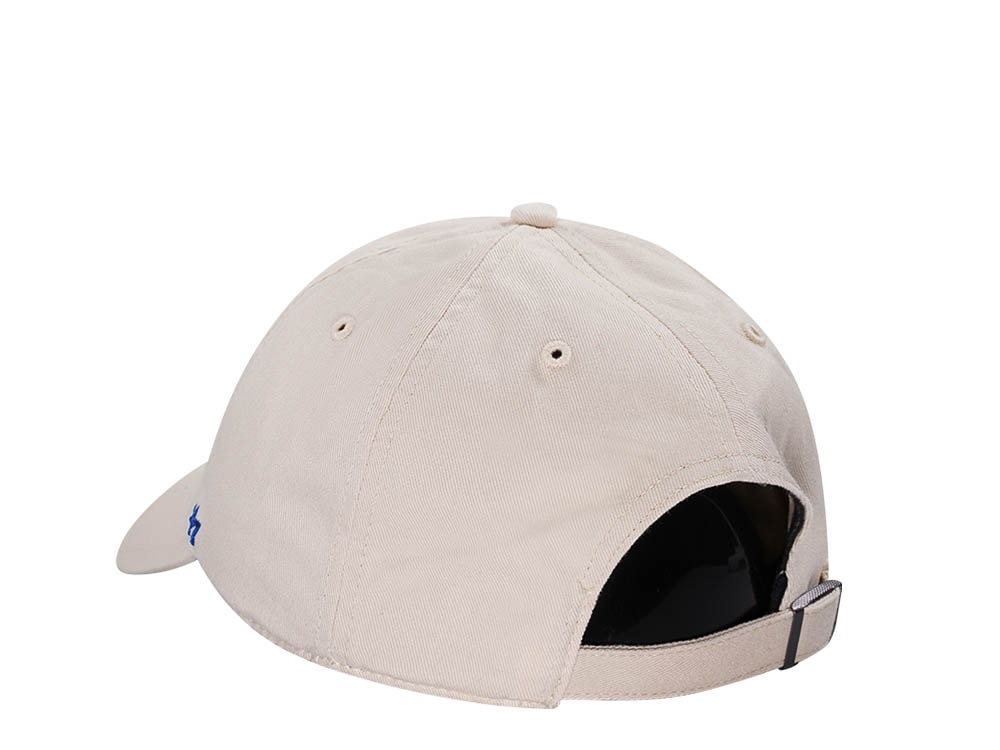 47Brand Los Angeles Dodgers Natural Base Runner Clean Up Strapback Hat