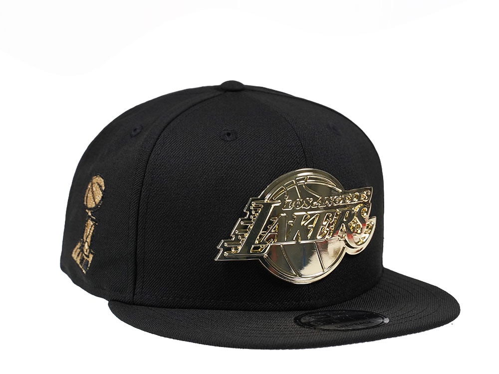 New Era Los Angeles Lakers Champions Gold Metal Edition 9Fifty Snapback Hat