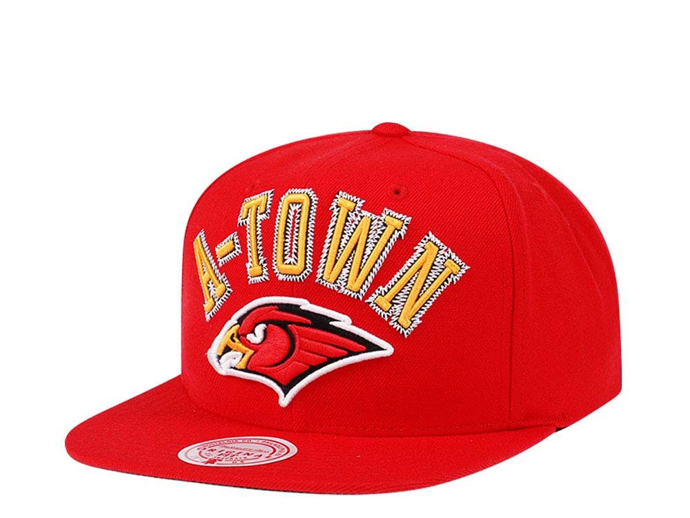Mitchell & Ness Atlanta Hawks HWC Zig Zag Satin Undervisor Snapback Hat
