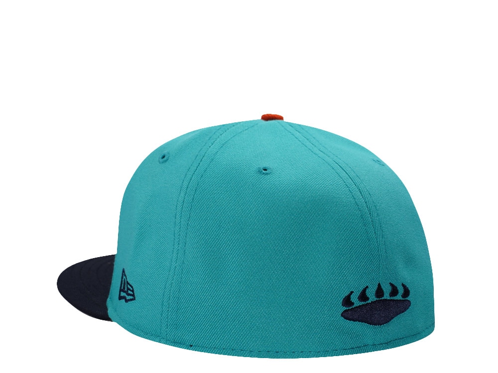 New Era Memphis Grizzlies Inaugural Season Teal Two Tone Edition 59Fifty Fitted Cap
