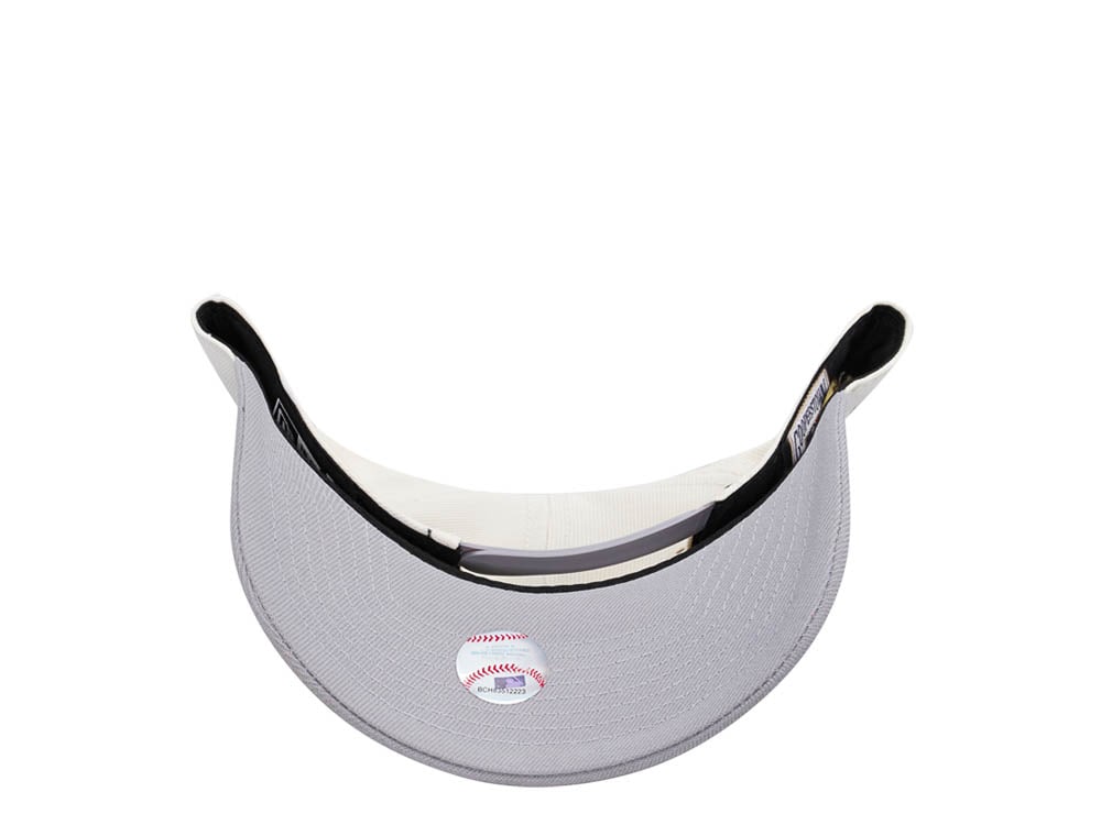New Era New York Yankees World Series 1999 Chrome Metallic Two Tone Edition 9Forty A Frame Snapback Hat