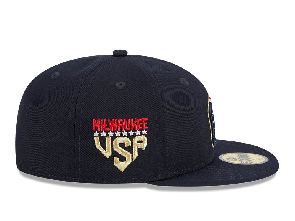 New Era Milwaukee Brewers 4th of July 23 59Fifty Fitted Hat