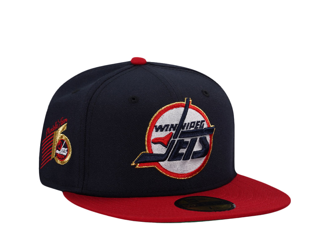 New Era Winnipeg Jets 15th Anniversary Two Tone Throwback Edition 59Fifty Fitted Cap