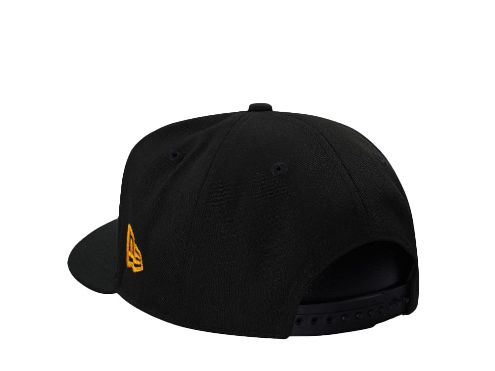 New Era Pittsburgh Steelers Black Classic Edition 9Fifty A Frame Snapback Cap