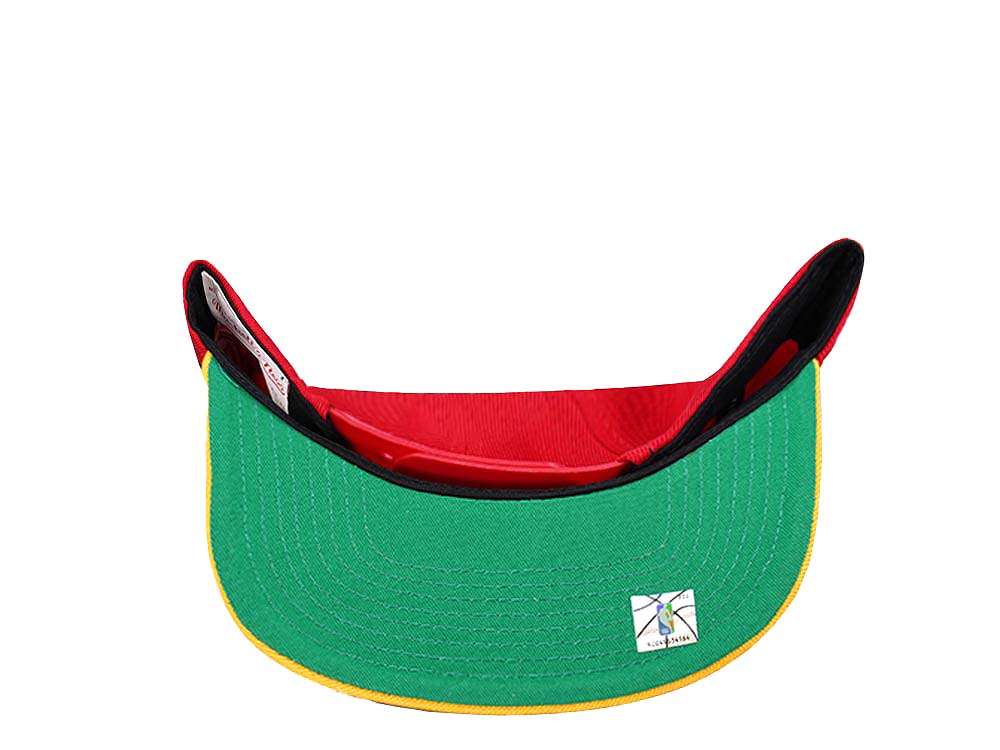 Mitchell & Ness Atlanta Hawks Patch Overload Hardwood Classic Snapback Hat