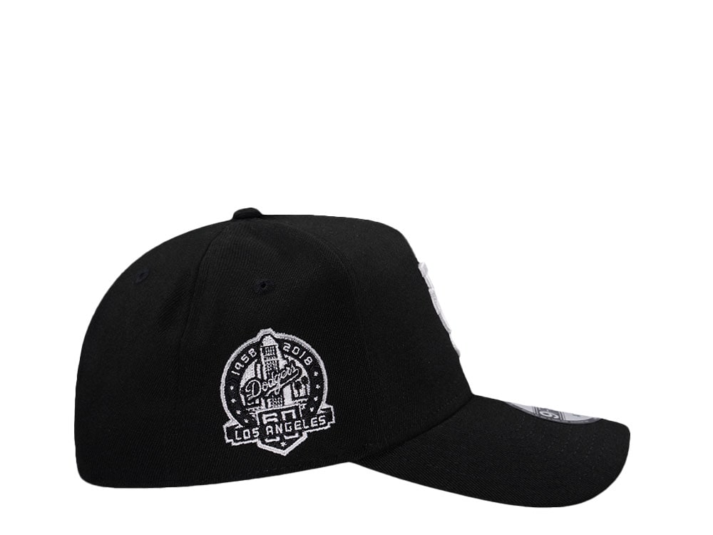 New Era Los Angeles Dodgers 60th Anniversary Black Prime Edition 9Forty A Frame Snapback Cap