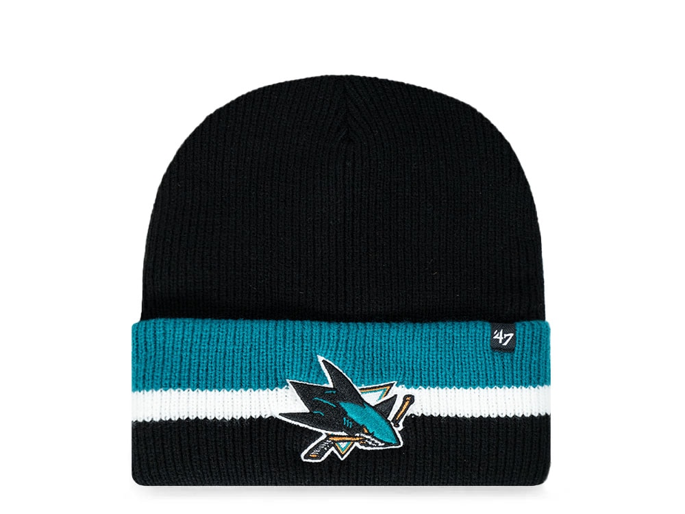 47Brand San Jose Sharks Black Split Mutsen