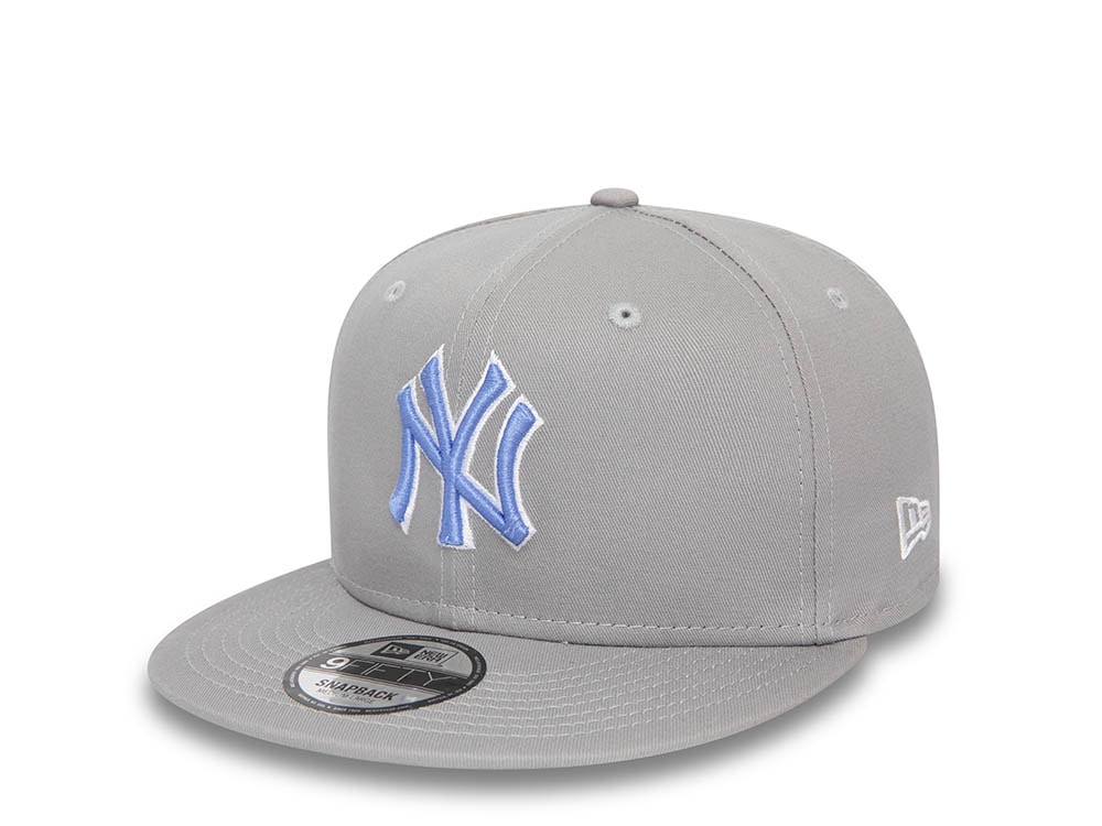 New Era New York Yankees White Outline Grey 9Fifty Snapback Hat