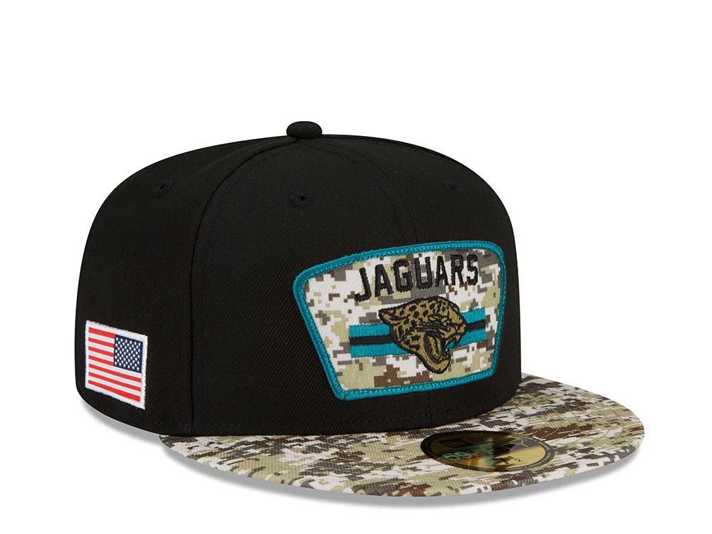 New Era Jacksonville Jaguars Salute to Service 21 59Fifty Fitted Hat