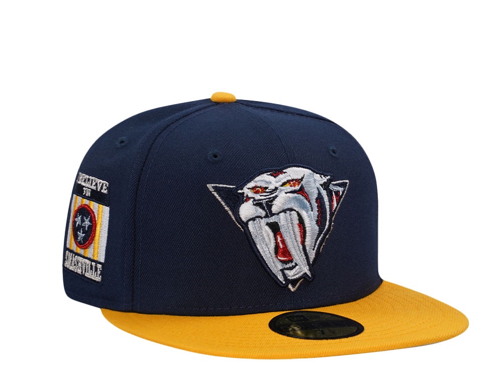 New Era Nashville Predators Sabertooth Two Tone Prime Edition 59Fifty Fitted Hat