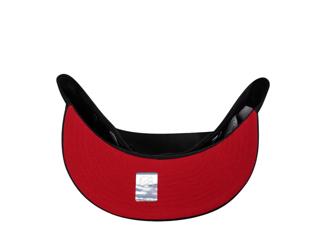 New Era New Jersey Devils 30th Anniversary Legend Black Red Edition 59Fifty Fitted Hat
