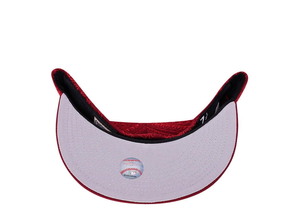 New Era Philadelphia Phillies Maroon MLB Swirl 59Fifty Fitted Hat