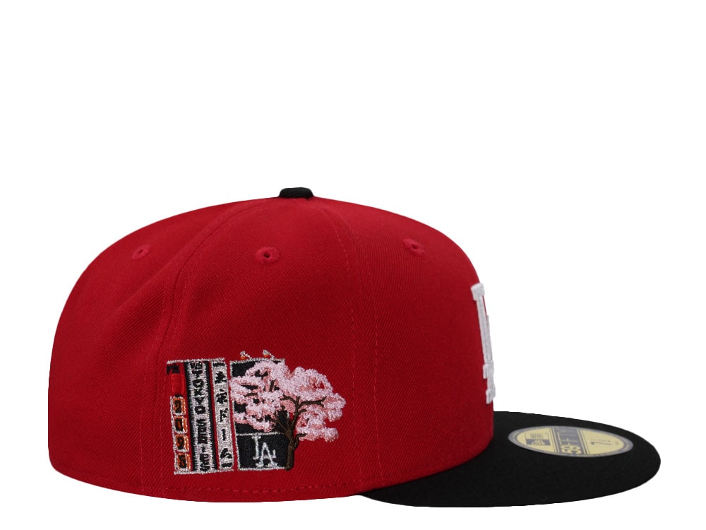 New Era Los Angeles Dodgers Tokyo Series 2025 Scarlett Two Tone Edition 59Fifty Fitted Cap