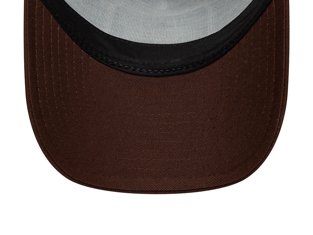 New Era Patch Brown Edition 9Forty A Frame Trucker Snapback Cap