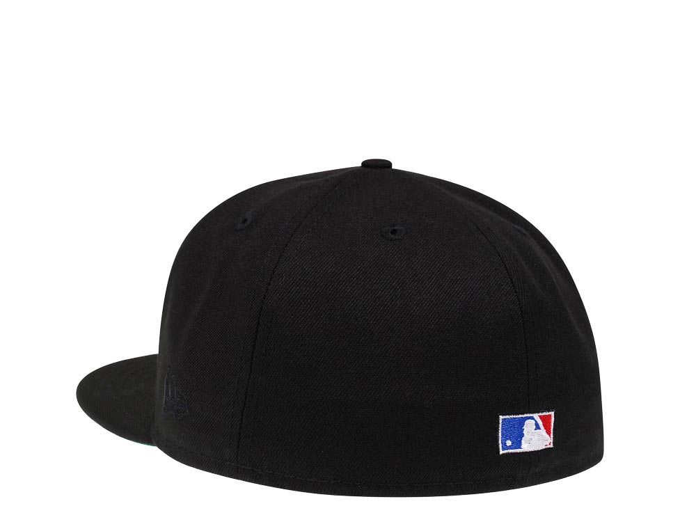 New Era Texas Rangers Arlington Stadium Black Throwback Edition 59Fifty Fitted Hat