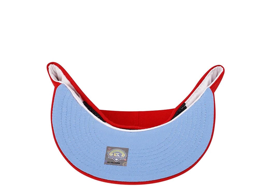 New Era Brooklyn Cyclones Red Glacier Blue Edition 59Fifty Fitted Hat